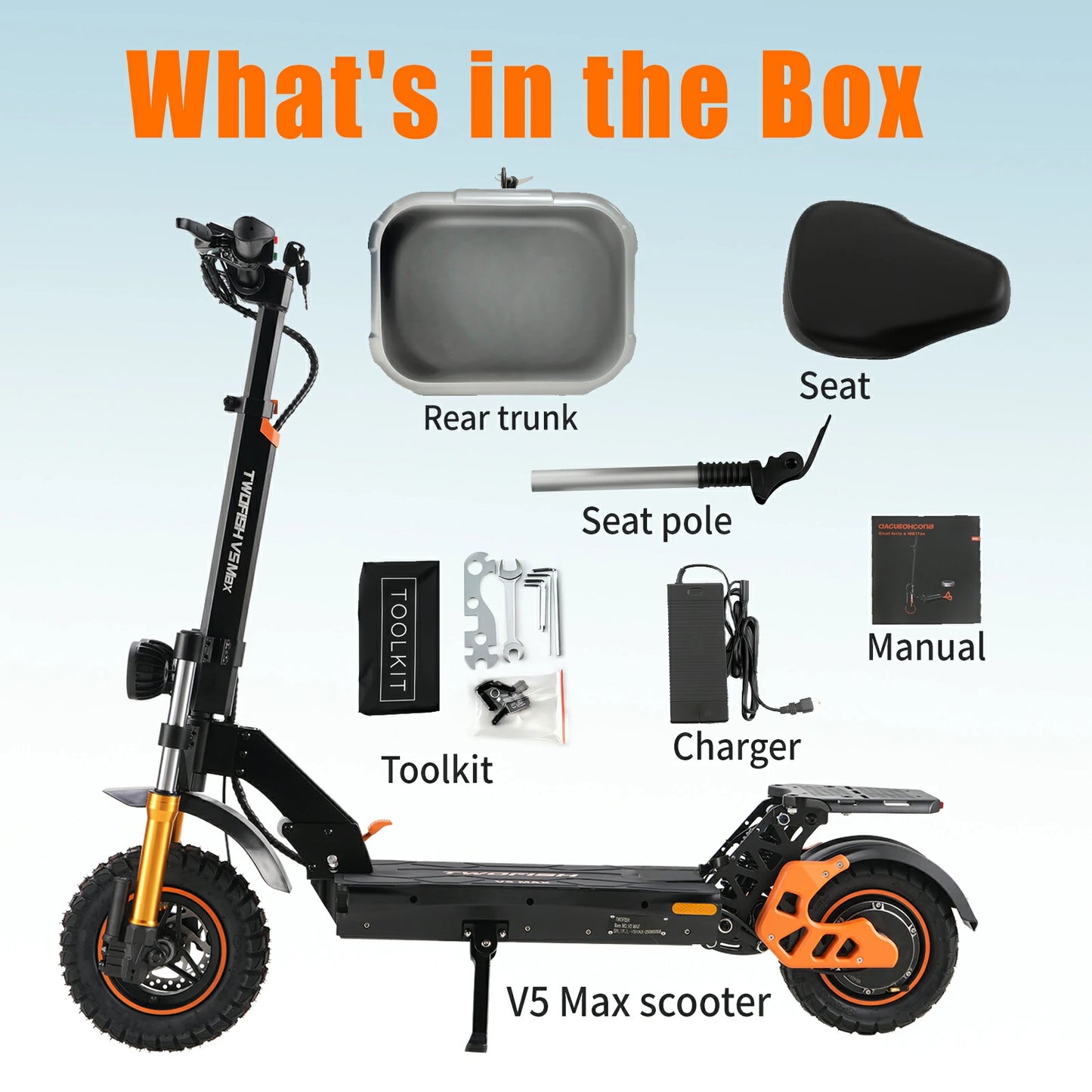 TWOFISH V5 MAX Electric Scooter