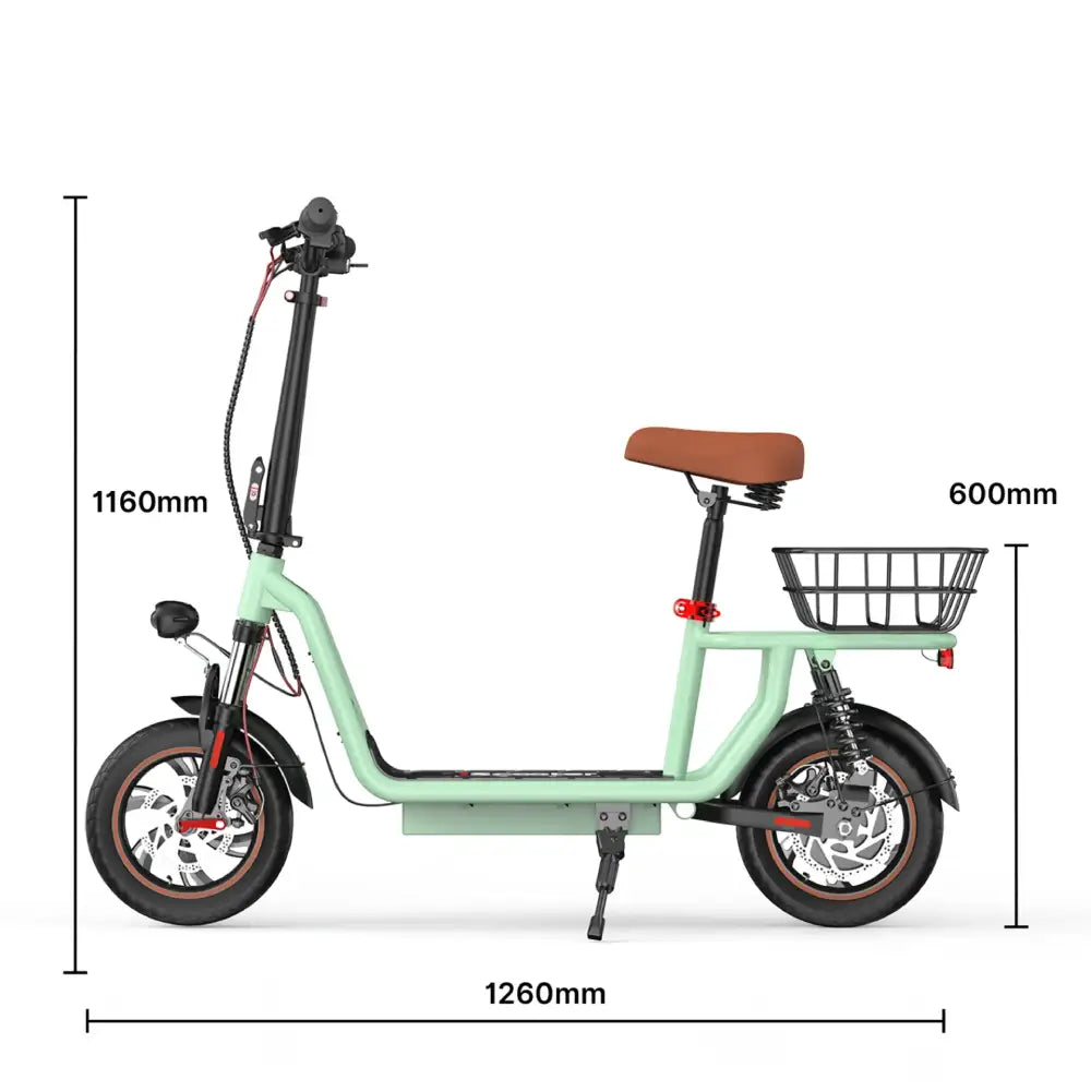 Iscooter I12 Green Electric Scooter