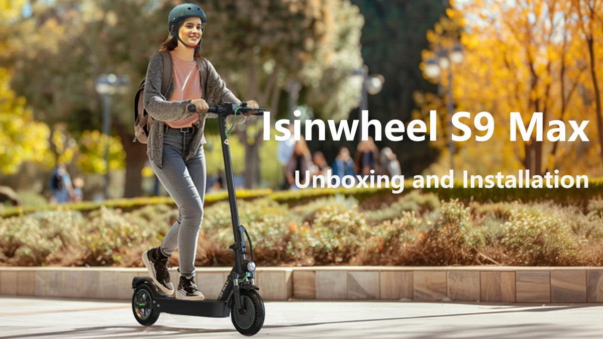 S9 Max Isinwheel S9 Max E-Scooter | 500W Motor, 10.4Ah, 30km/h, 35km Range ...
